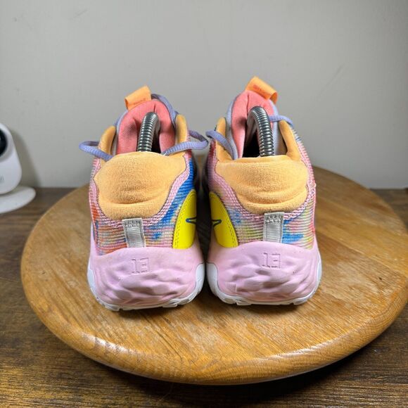 Nike PG 6 Painted Swoosh Men's Size‎ 9 Pink White Shoe Sneakers DO9824-100 - Picture 4 of 9